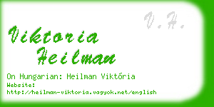 viktoria heilman business card
